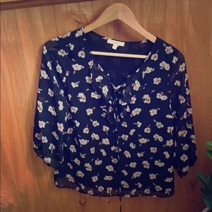 Skies are blue blouse